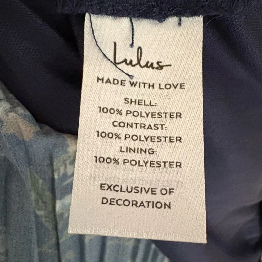 Lulu’s Floral V-Neck Navy Tiered Maxi Dress - 4